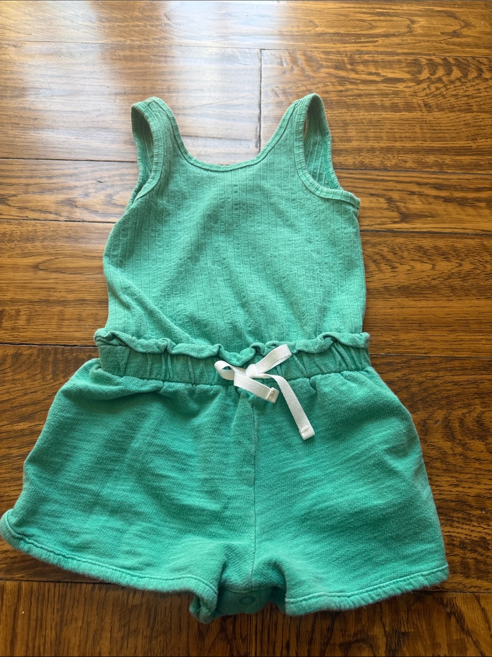 Girls' Green Tank Romper - Cat & Jack